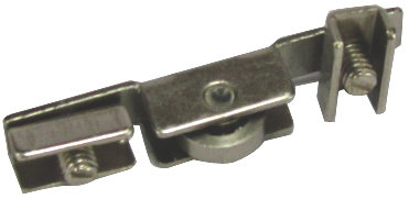 Glass Sliding Wheel Center, H-10 Sliding Wheels Stainless Steel/Glass Premium Hardware for Door Cabinet Window Furniture and Interior Use